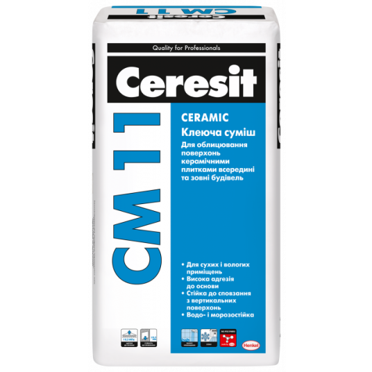 Клеюча суміш для плитки Ceramic СМ 11 Ceramic 25кг